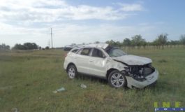 В Килийском районе в поле обнаружен брошенный внедорожник