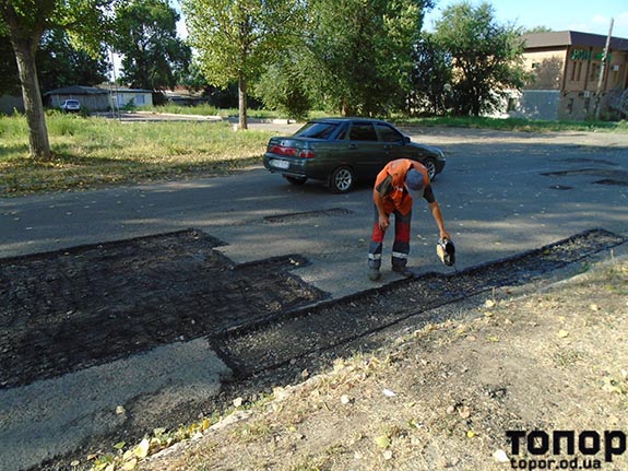 Ремонт трассы Т-16-31 в Болграде  (2)