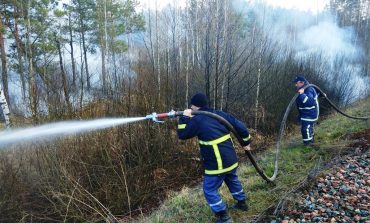В Чернобыльской зоне тушат пожары на территории пяти лесничеств