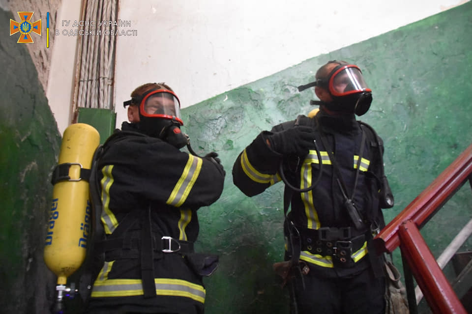 пожарные в Одессе
