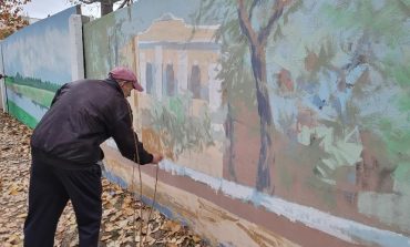 В Арцизе художники разрисовывают стены города бессарабскими пейзажами (фото)