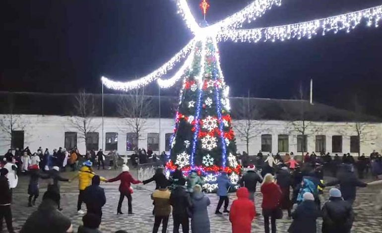 Болградцы отпраздновали Новый Год в центре города