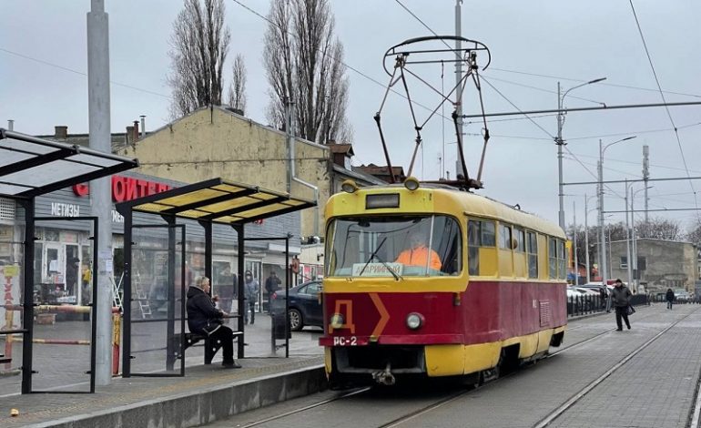 Одесса: по обновленному Новощепному ряду запустили трамвай