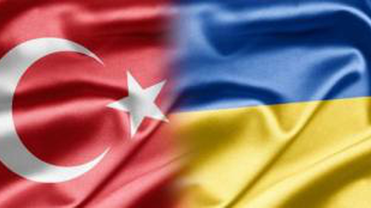флаги Турции и Украины