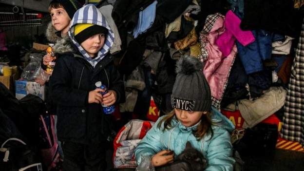 дети-беженцы из Украины