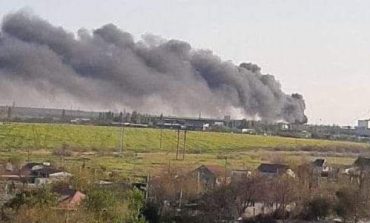Одесса: на территории заброшенного завода произошел пожар