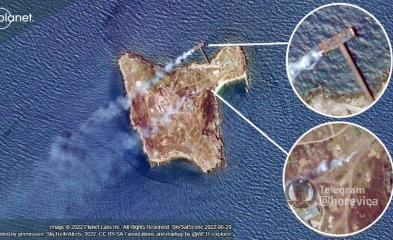 Российское минобороны озвучило свою версию бегства с острова Змеиный