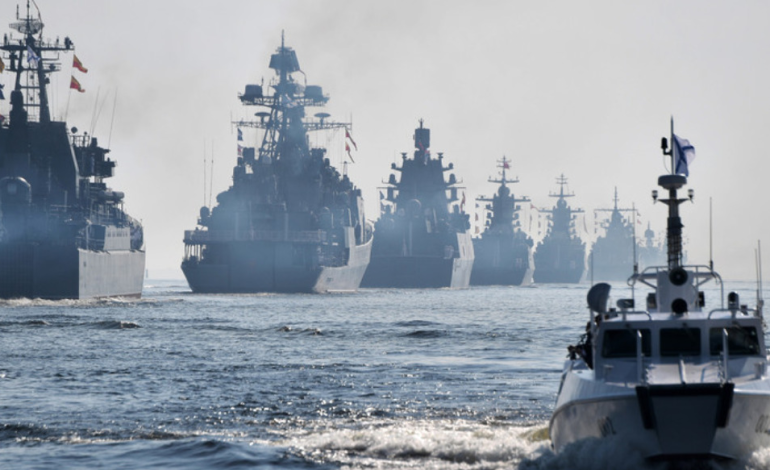 Росія різко збільшила корабельне угруповання