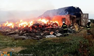 Пожежа в Білгород-Дністровському районі: врятовано 30 тон зерна