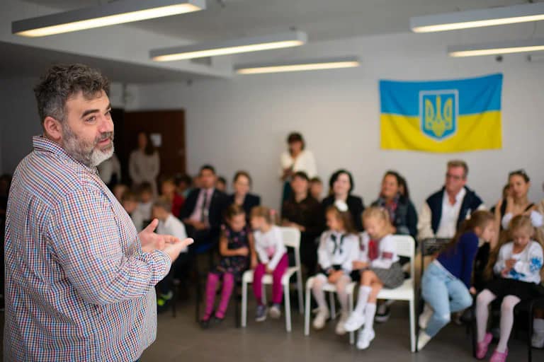 Андрей Николов в украинском учебном центре