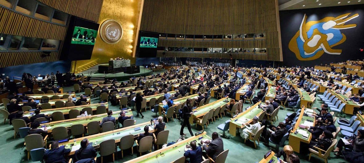 заседание Генеральной ассамблеи ООН