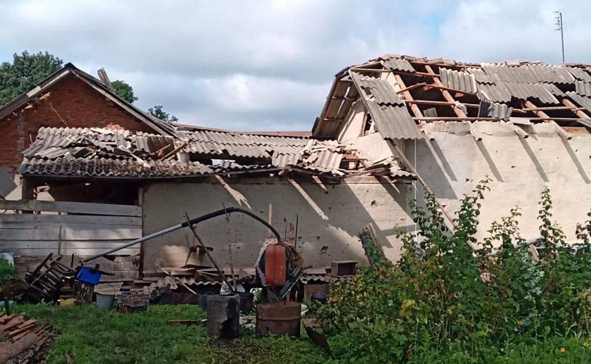 Пошкоджений будинок