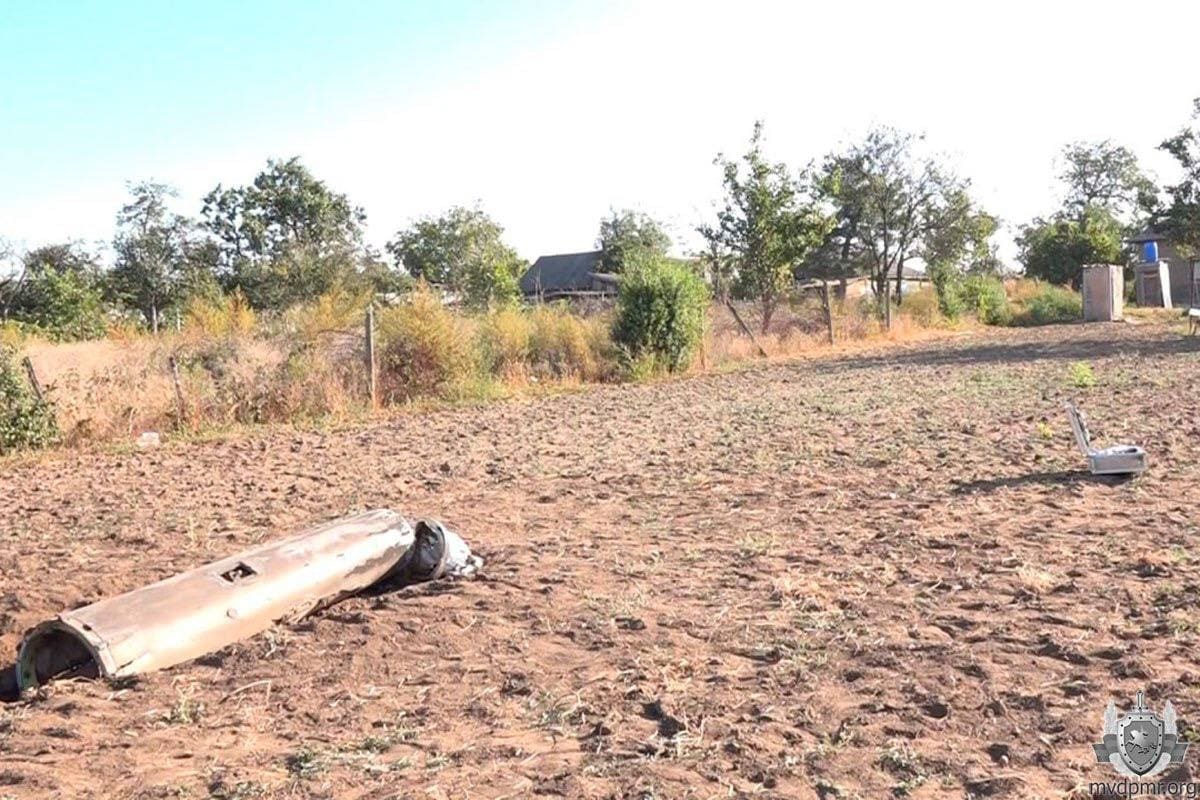 Уламки ракети впали на території Придністров’я після ракетної атаки на Одещину