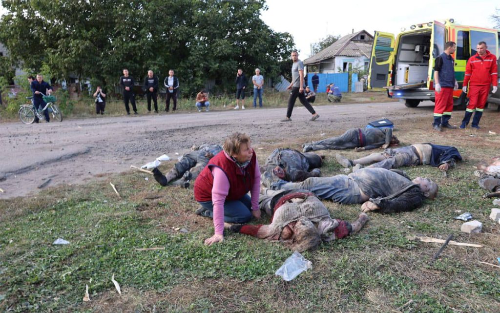 На місці російського теракту, фото із соцмереж