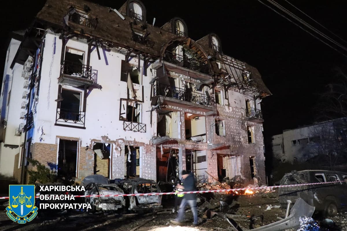 Ракетный удар в Харькове