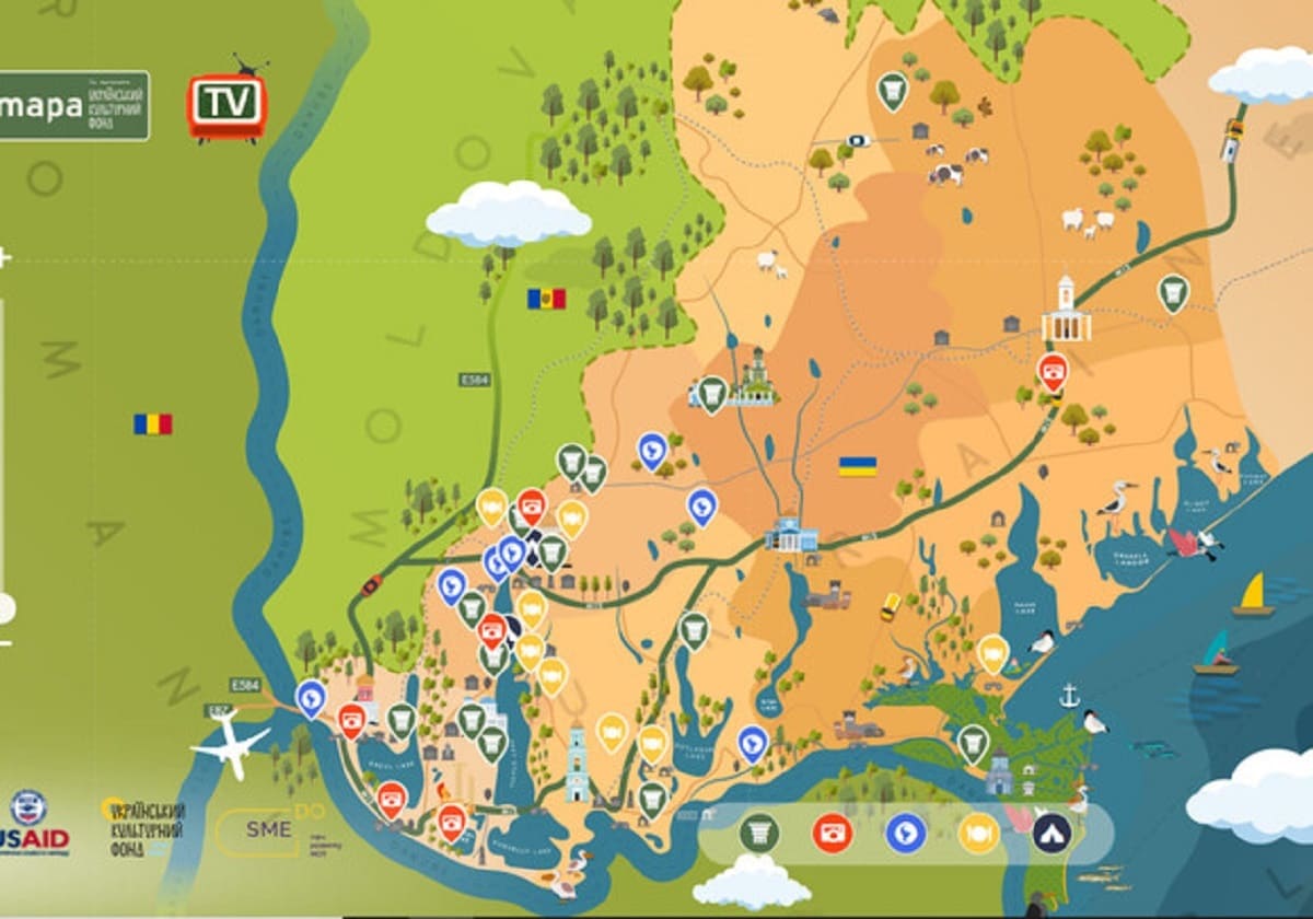 интерактивная карта по Бессарабии