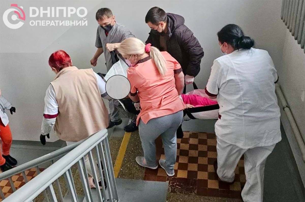 Евакуація пацієнтів лікарні