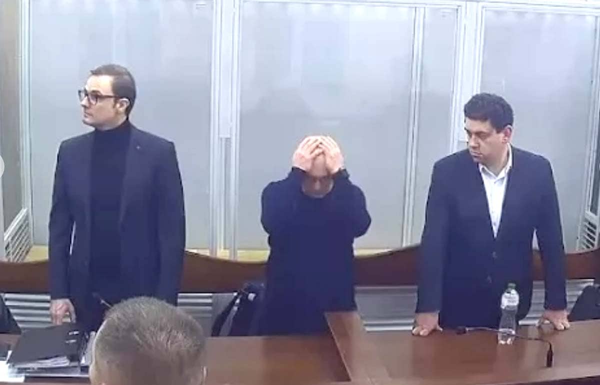 Олександр Лієв у залі суду
