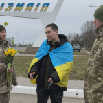 В Ізмаїлі зустріли захисника Зміїного, який повернувся із російського полону