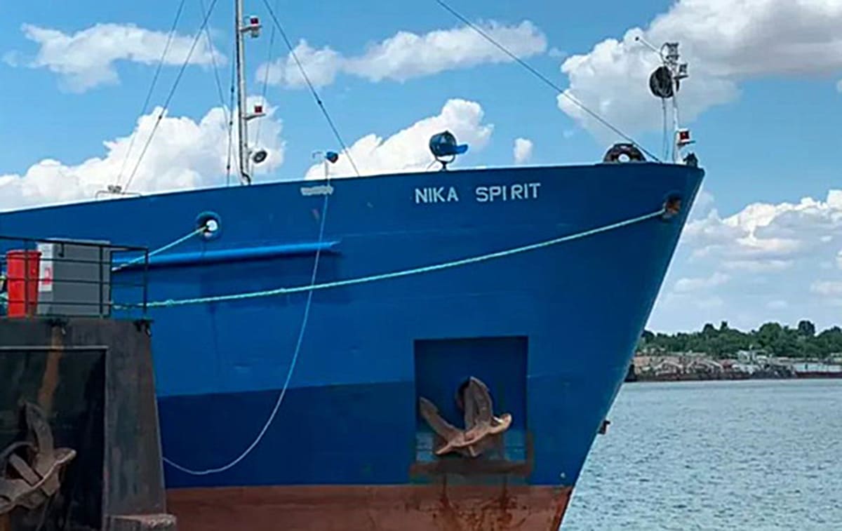 Арештоване судно Nika Spirit