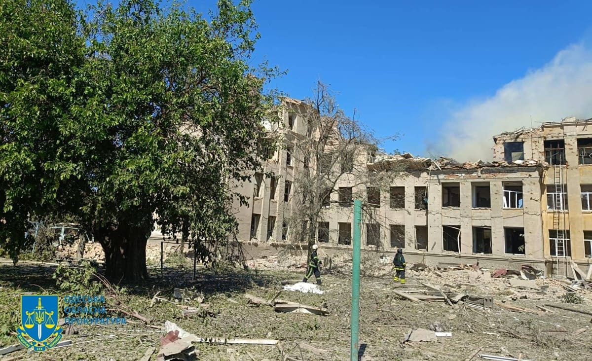 Ракетный удар по Белгород-Днестровской школе