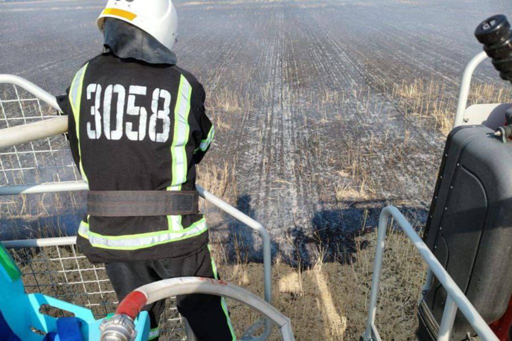 Боротьба з пожежою в Ізмаїльському районі
