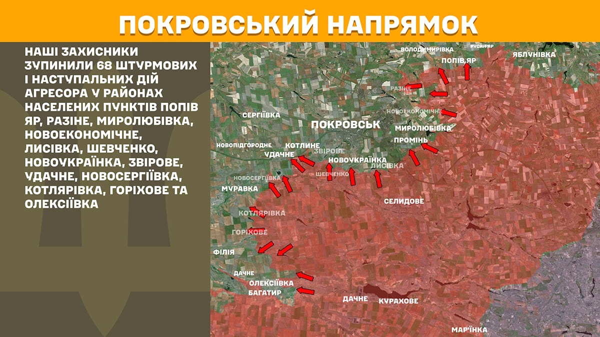 Покровський напрямом 7 дистопада 2025